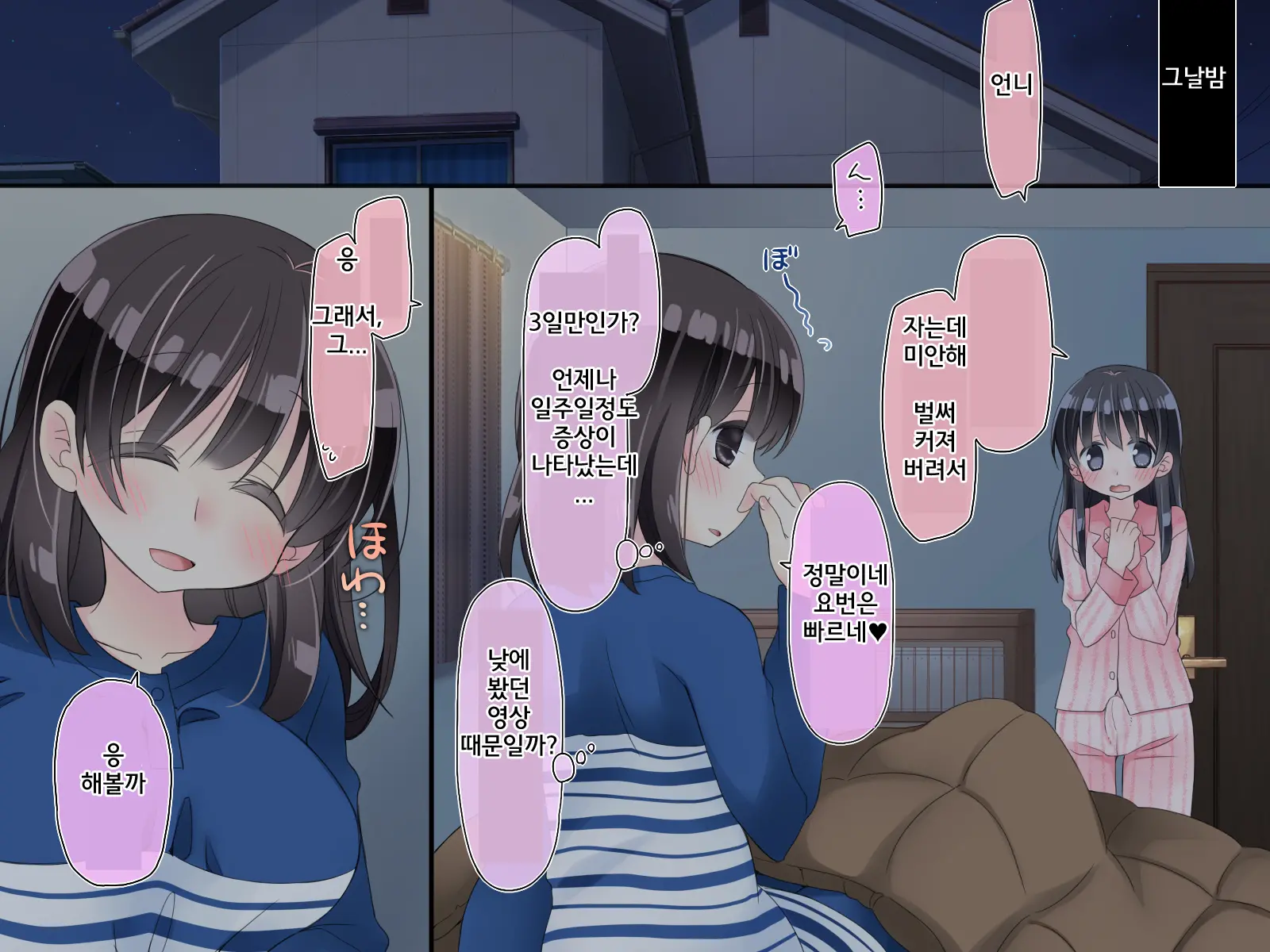 Futanari Imouto To Yasashii Onee-Chan No 12-Kagetsu | 후타나리 여동생과 상냥한 언니의 12-개월